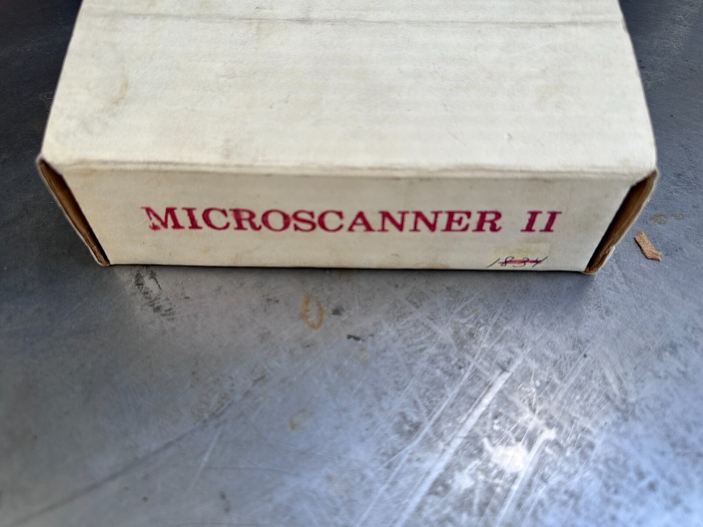 Exergen Microscanner II w/Case, Manual, Lenses