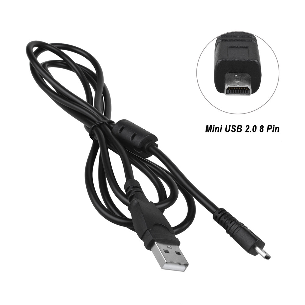 USB DC Charger Data SYNC Cable Cord For Panasonic Lumix DMC-ZS19 DMC-ZS35 Camera