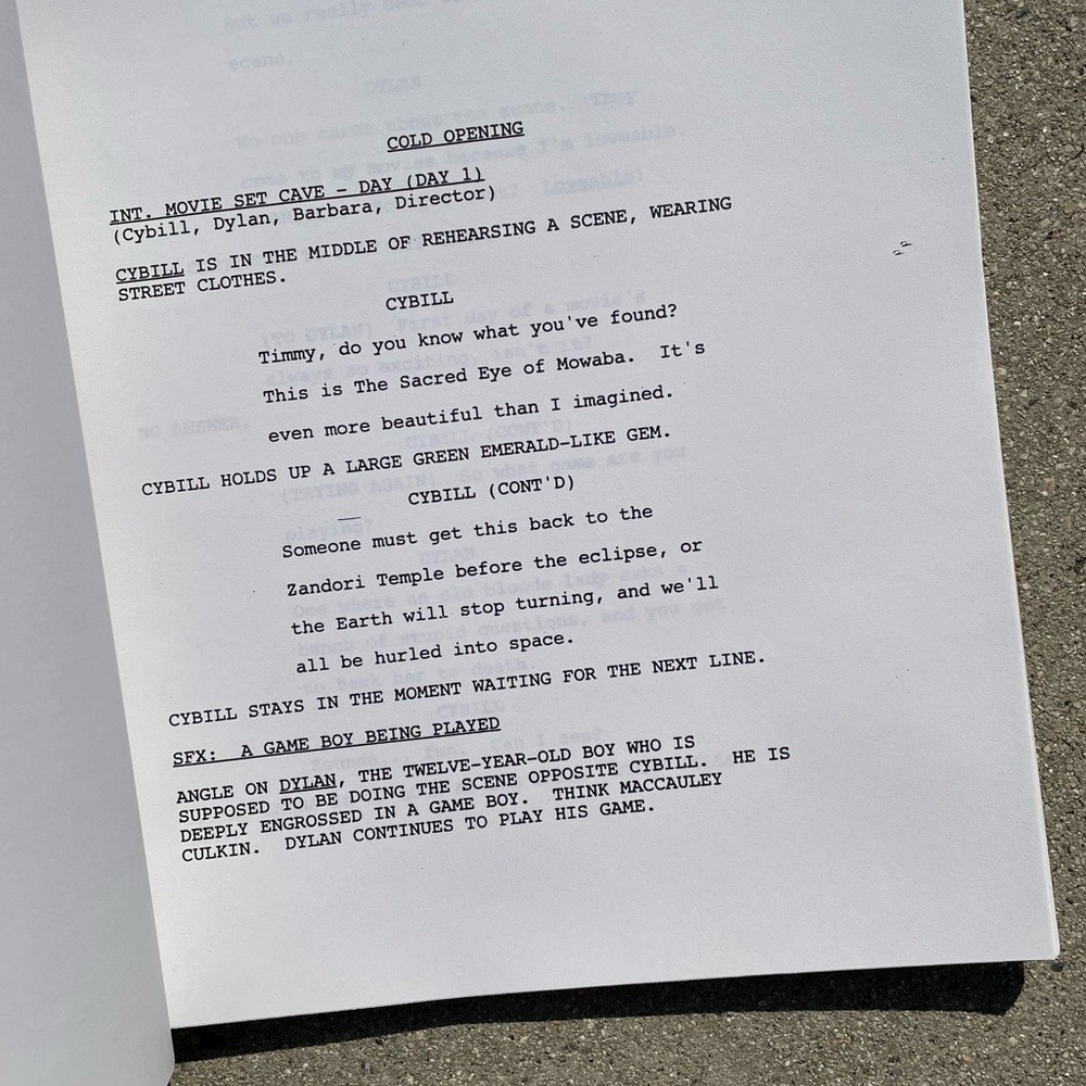 CYBILL 1995 TV Series SET Production Used Scripts Table Revised EP Drafts