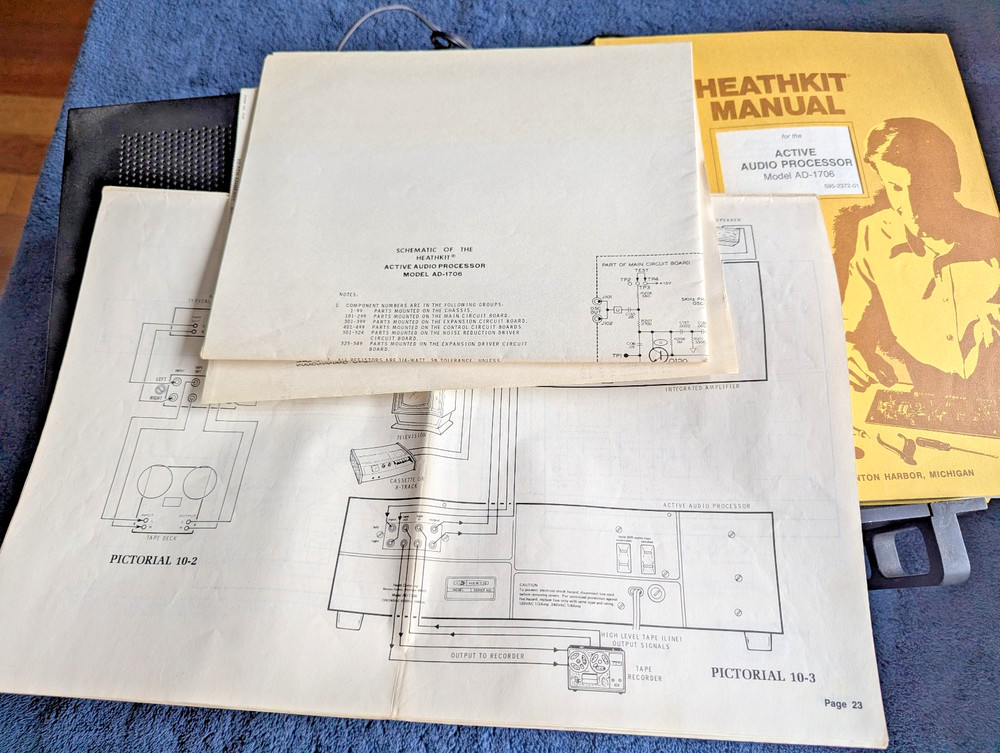 HEATHKIT AD 1706 Active Audio Processor - TESTED, WORKS