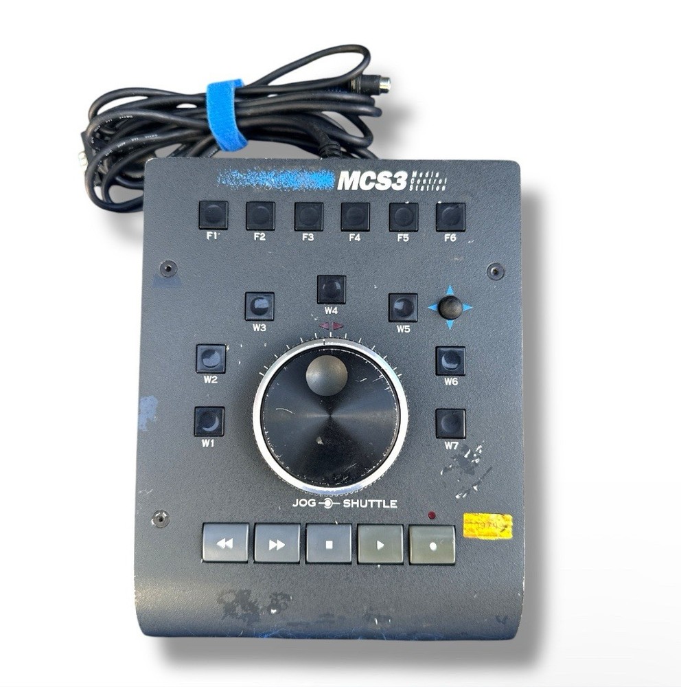 💎 JL Cooper MCS 3 Media Control Station Compact Jog/Shuttle Controller