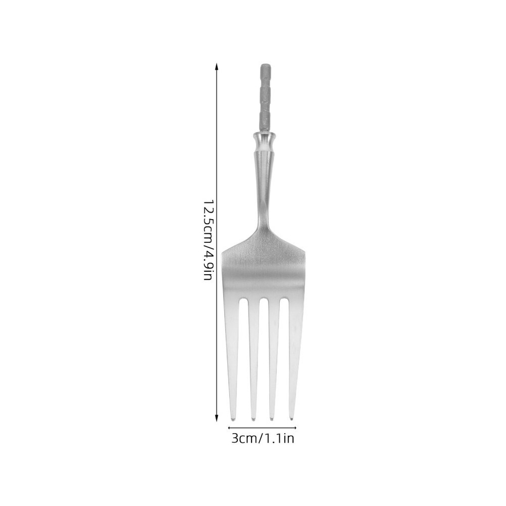 2 Pcs Forks and Spoons Replacement Heads Cutlery Custom Accessory