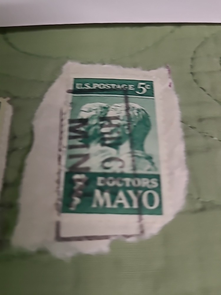 FOUR MAYO 5 CENT STAMPS (ENVELOPE 25)