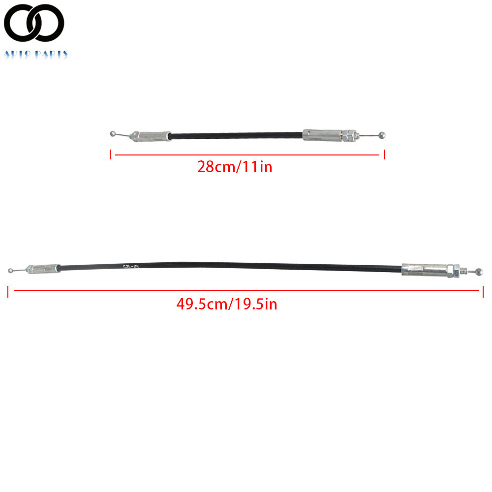 For Ford Econoline Van Handle 2PCS Rear Cargo Door Latch Release Cable 924-351