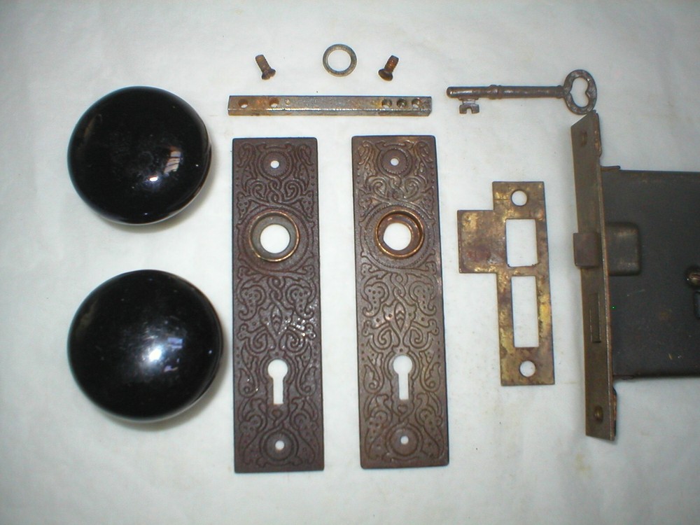 Antique Victorian Era Door Hardware