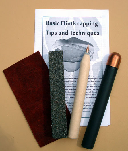 Medium Copper Bopper Knap Pack - Tools for Flint Knapping Arrowheads and Blades