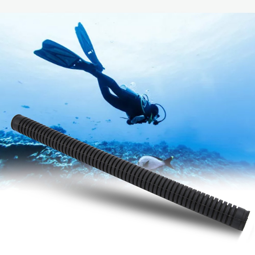 Soft Rubber Diving Corrugated Inflator Hose For BCD