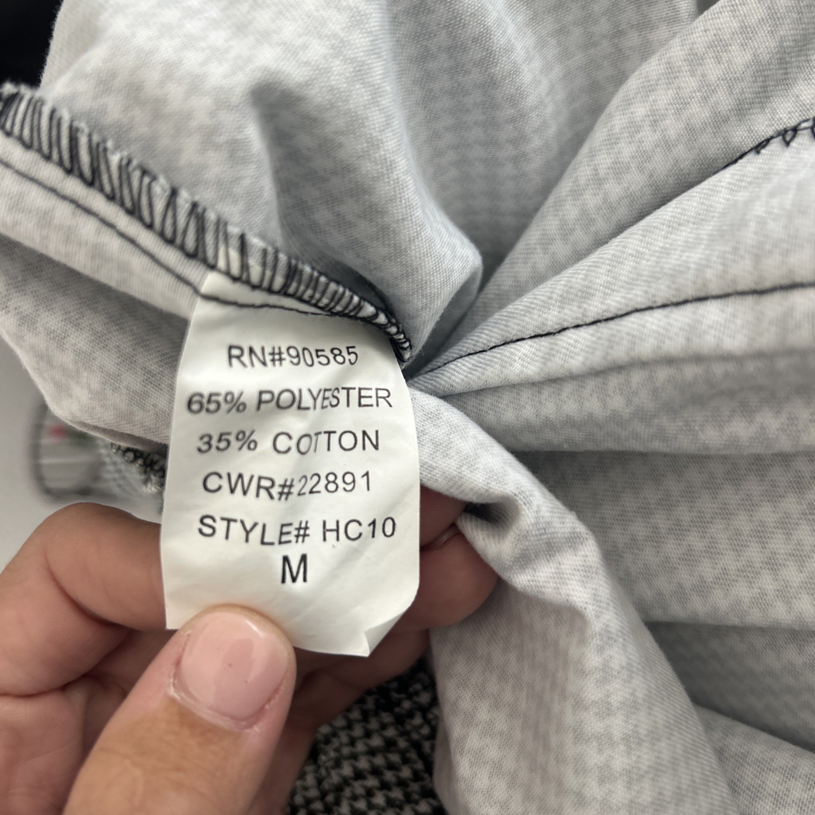 Happy Chef Utility Pants Black White Houndstooth Sz M Pockets Classic MINT Cook