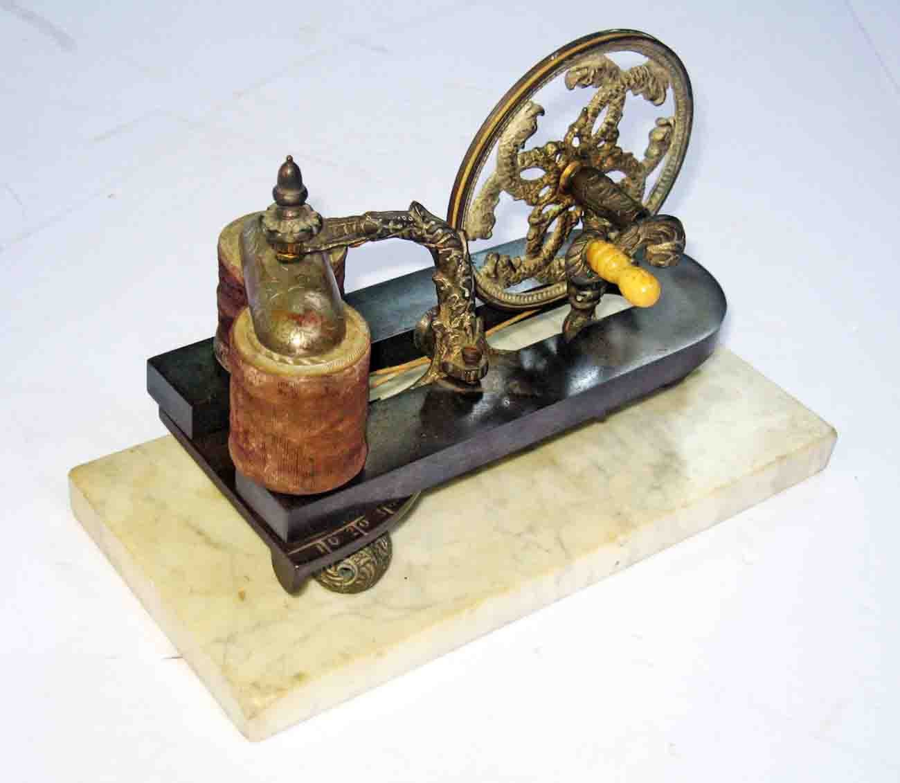 c1850 Marble Base QUACK MEDICAL Electricity GENERATOR by BOURNE & TAYLOR -LONDON