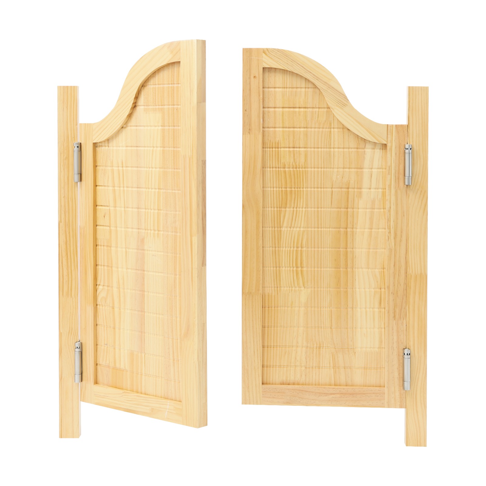 Swing Solid Wood Door Partition Door Shop Entrance Partition Double Door Design
