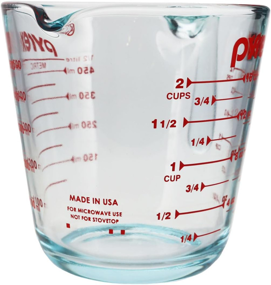 6001075 2 Cup Glass Measuring Cup