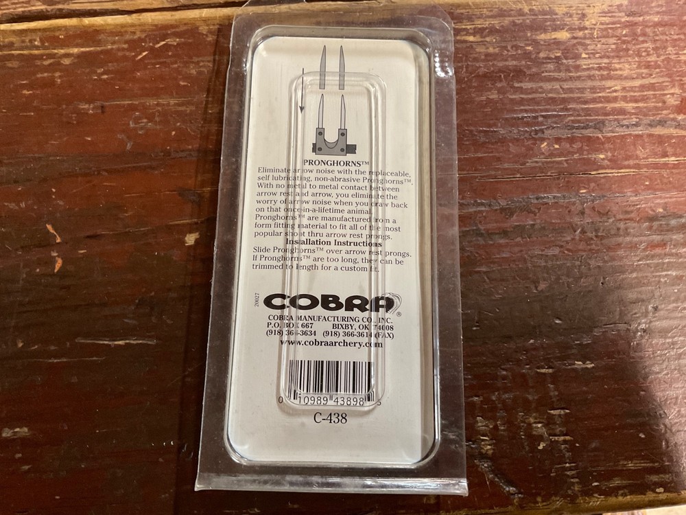Pronghorns…..2…in package..Cobra Pronghorns