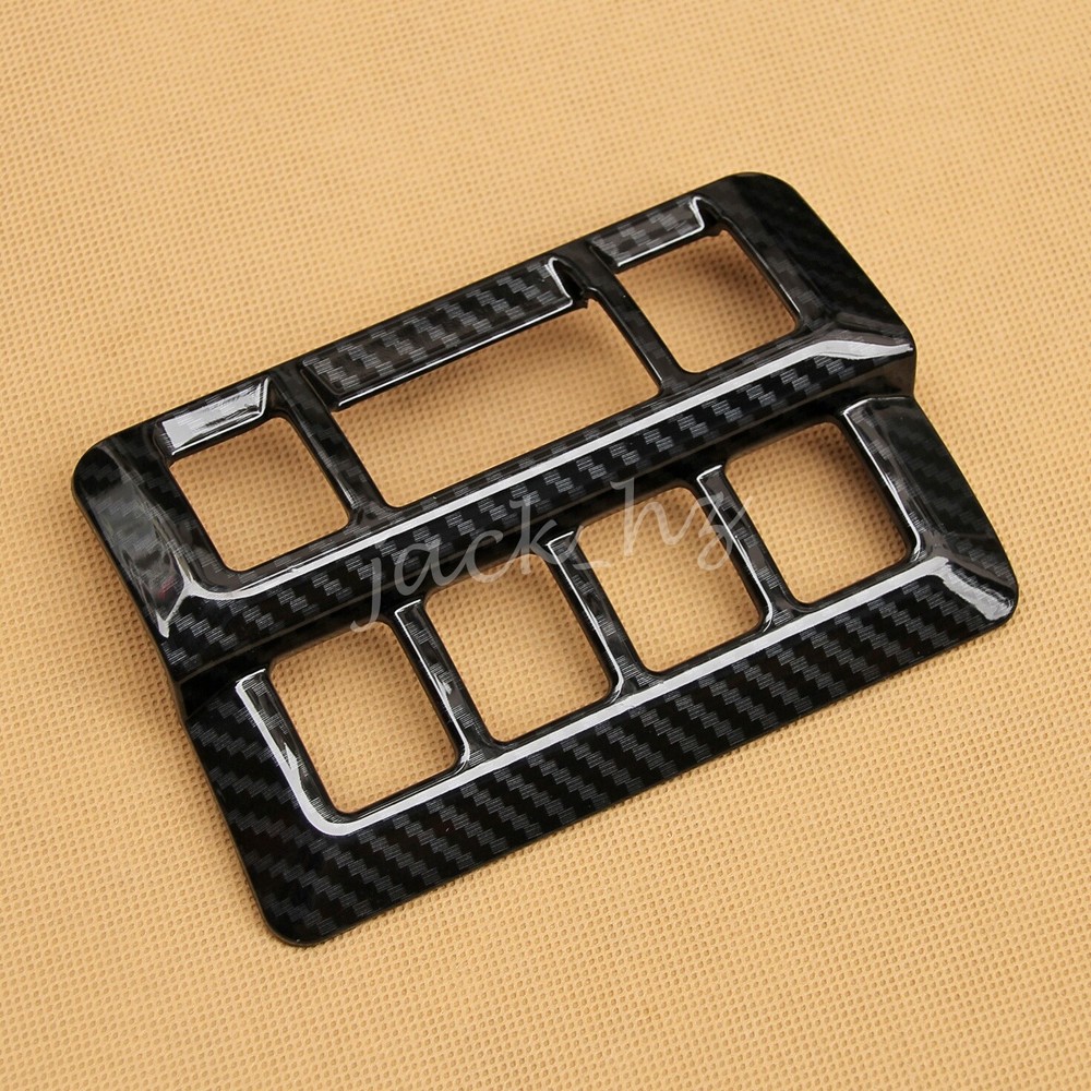 For Subaru Impreza XV Carbon Fiber Interior Dashboard Switch Trims Accessories