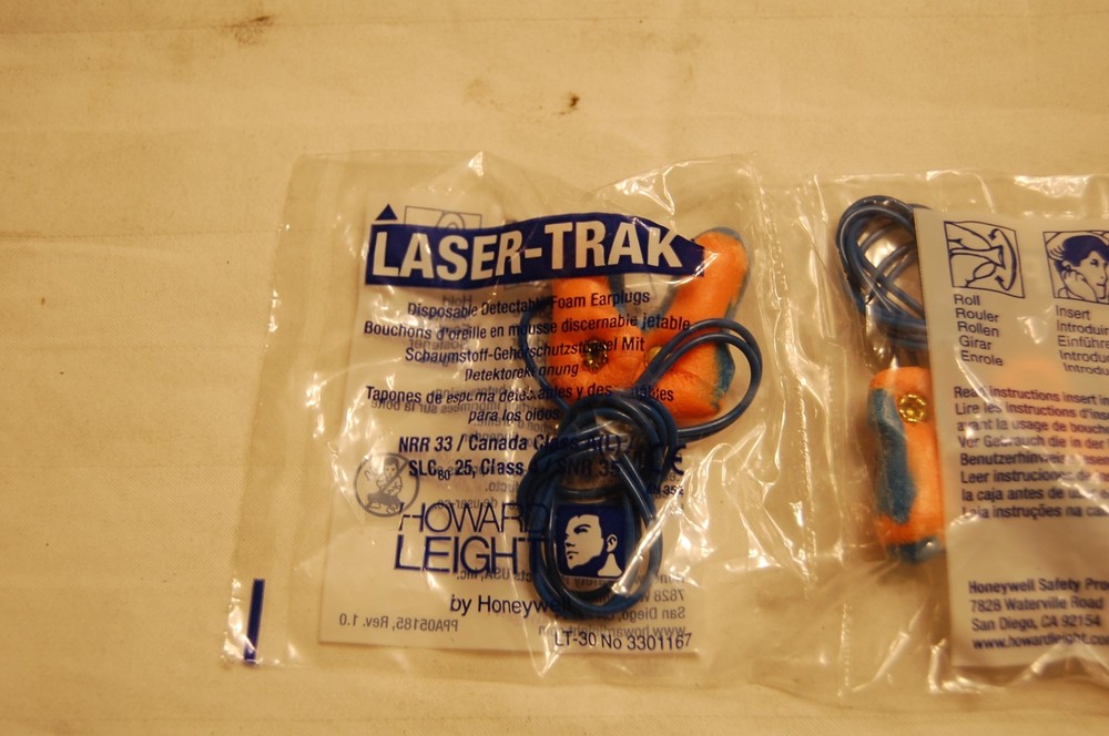 Howard Leight Lasker-Trak Corded Ear Plugs (10 Pair)