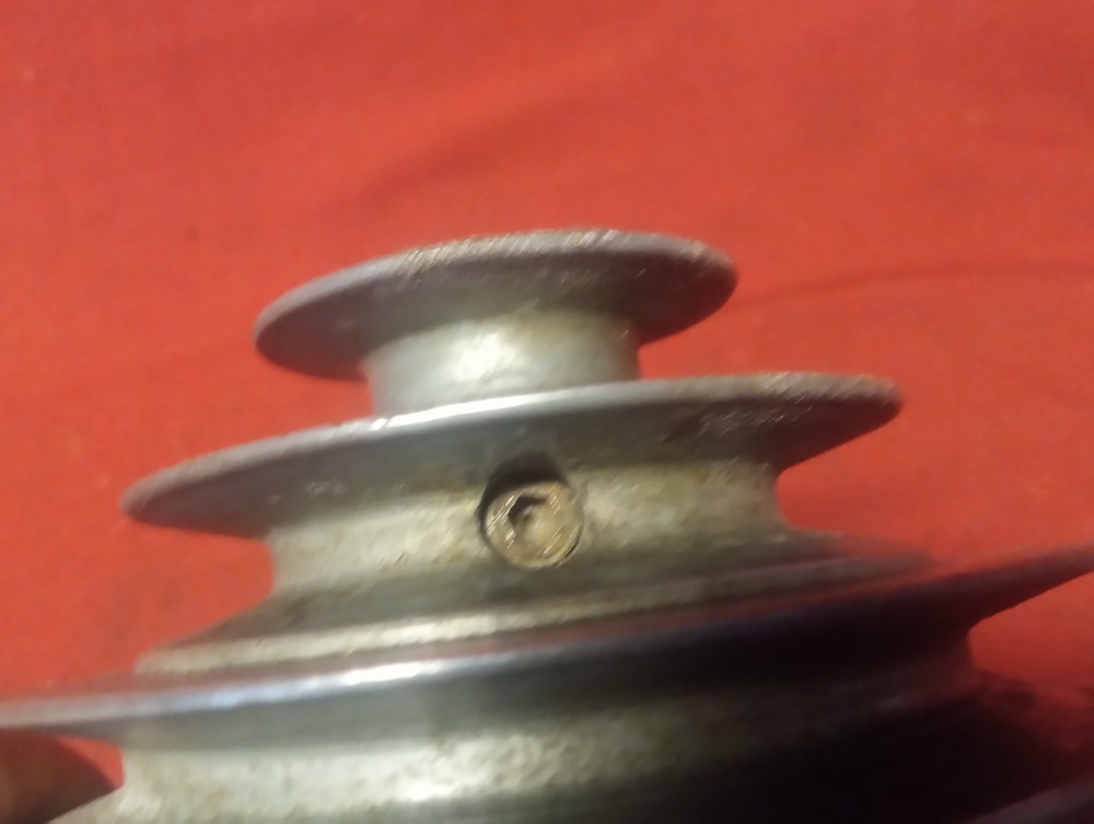 Vintage 4 Step Variable Speed Pulley 3/4” Bore. Drill Press Tiller Motor Engine