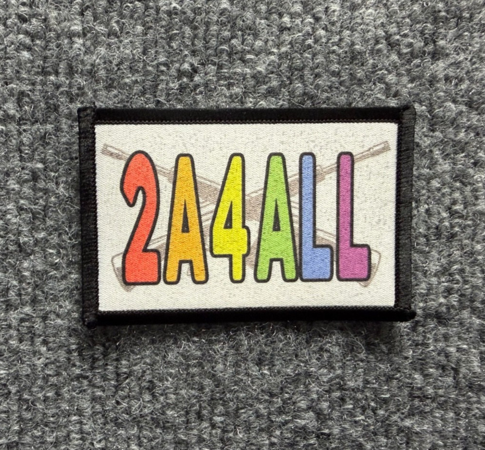 2A Rights "2A4ALL" Morale Patch Hook & Loop Second Amendment