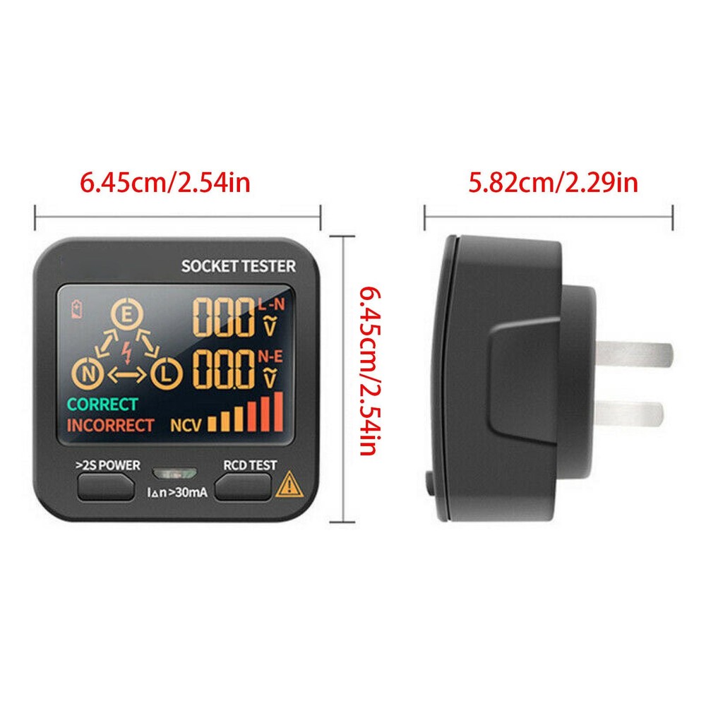 Durable US Plug AC11 Socket Tester Digital Display Voltage Checker Detector Tool