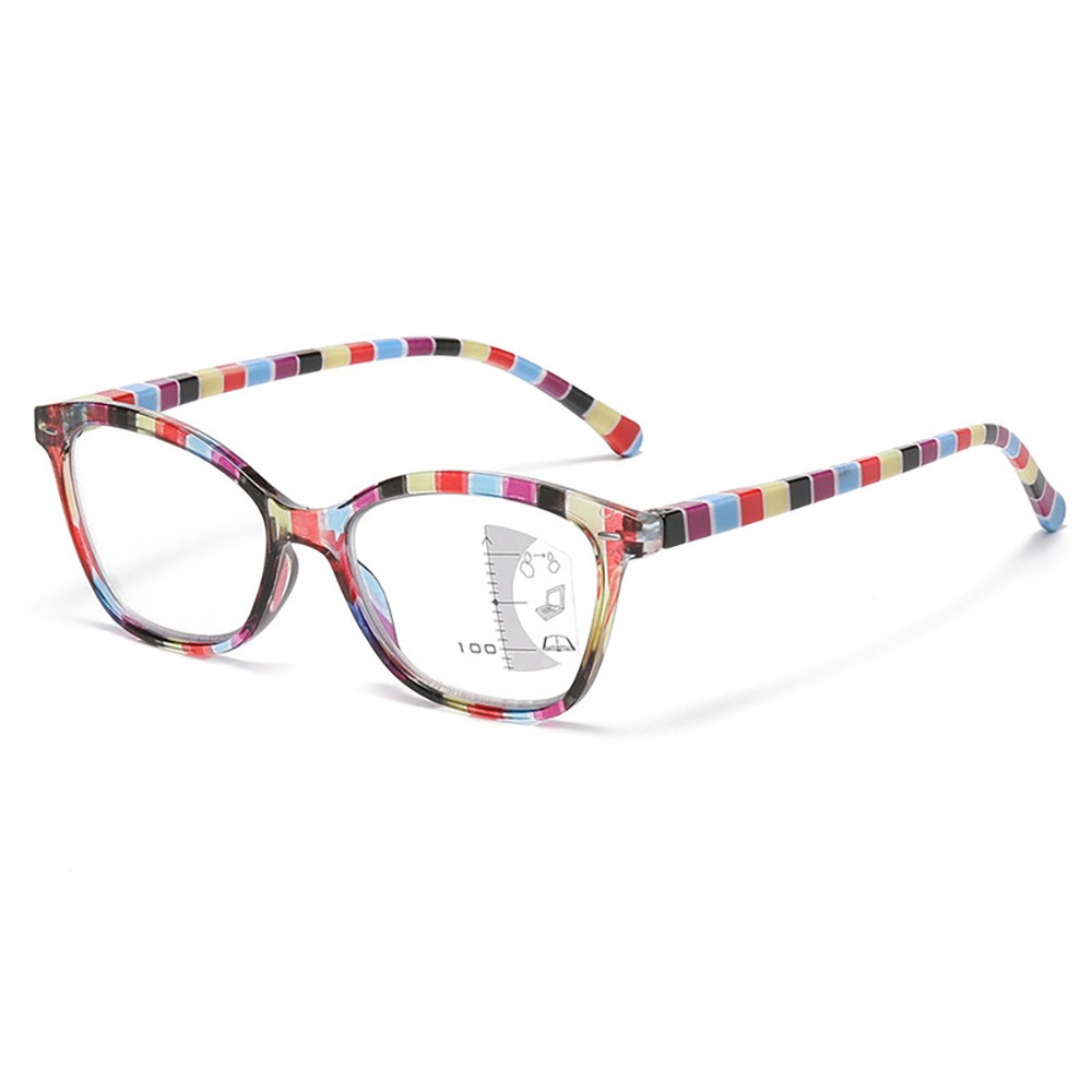 Progressive Multifocus Reading Glasses Computer Reader Stylish Cateye Eyeglasses