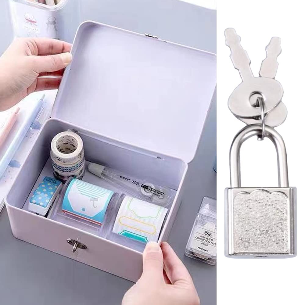 Mini Cute Diary Padlock Tiny Small Luggage Locks with Keys for Jewelry Boxes