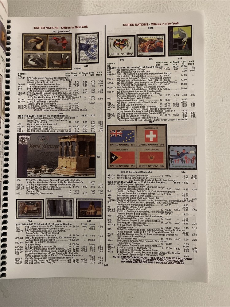 2019 Brookman Stamp Autographs 1st Day Catalog Spiral Bound Hot Wheels