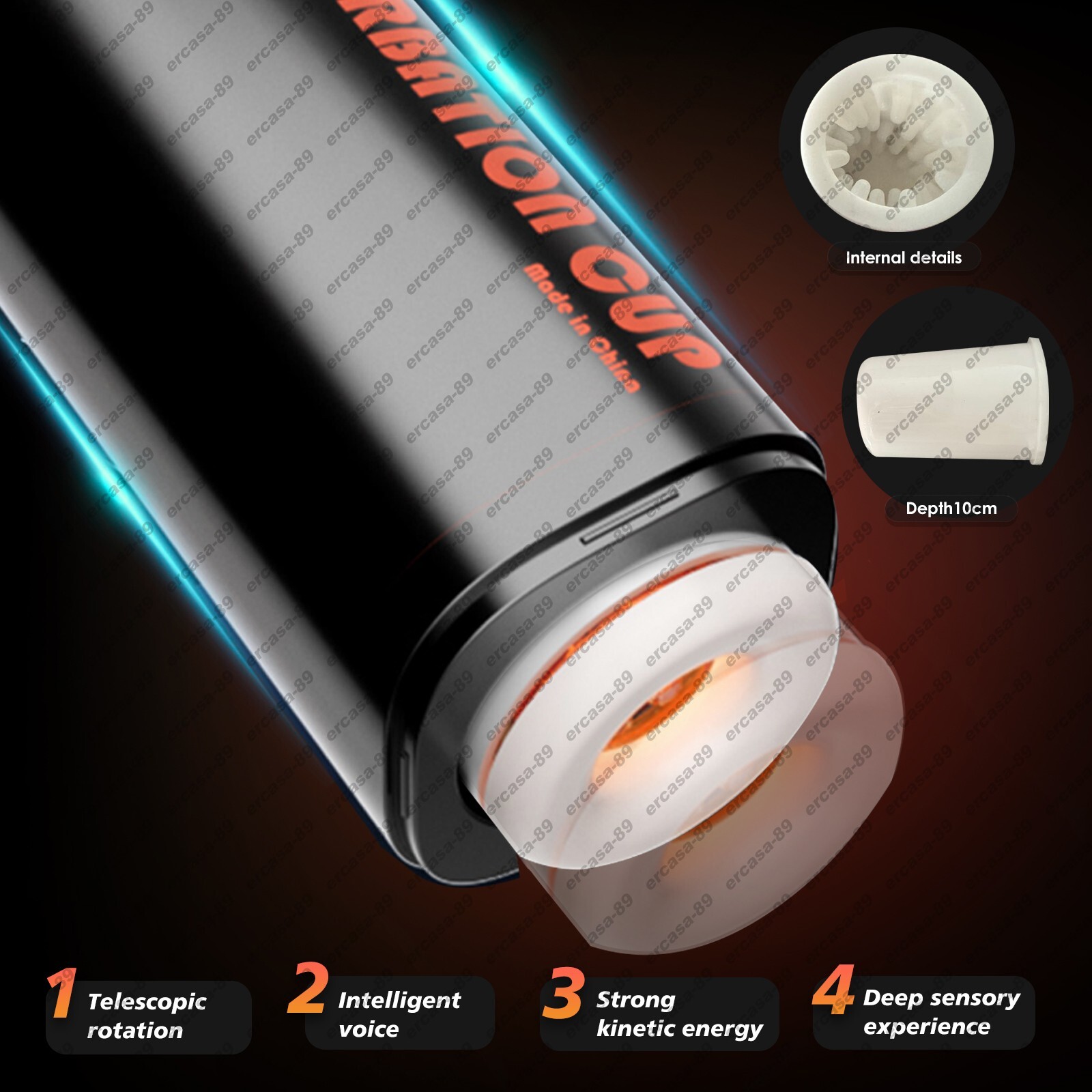 Juguetes Sexuales Para Hombres Masculino Vibrador Masturbador Vagina USA