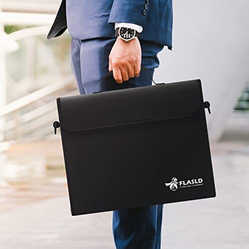 Fireproof Document & Money Bags Large Fireproof & Water Resistant Bag Firepro...