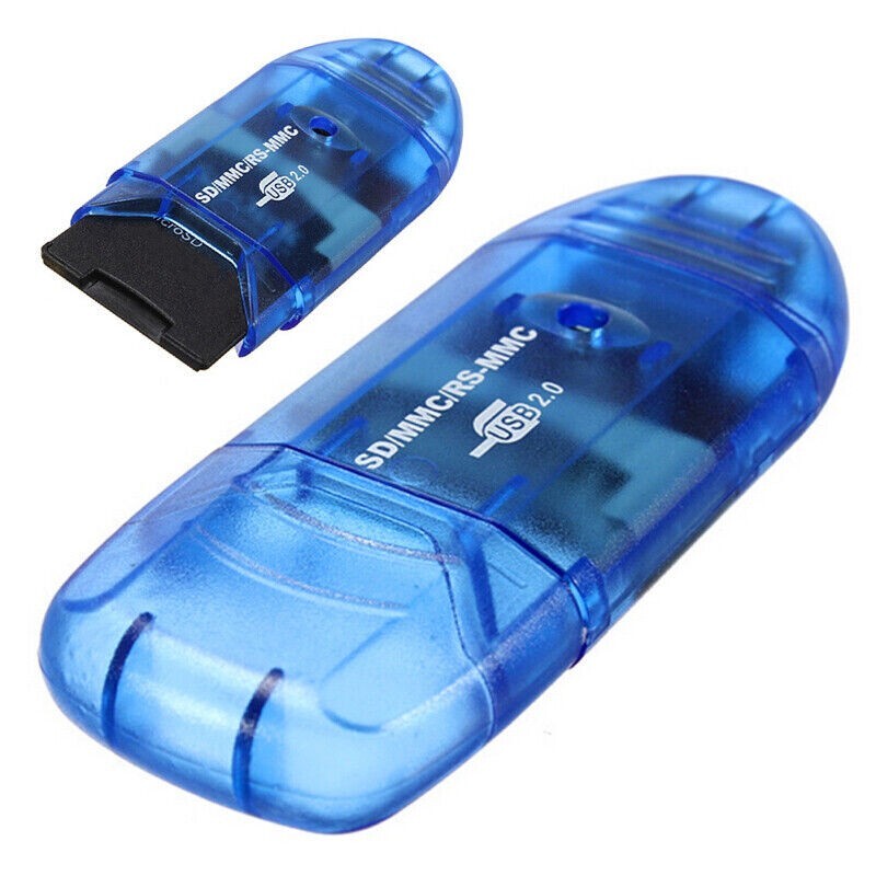200x USB 2.0 Reader for SD HC SDHC Adaptor Memory Card Writer Adapter Portable