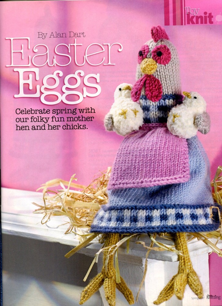 Simply Knitting Magazine Issue 27 Spring 2007 Alan Dart Easter Chicken Pattern