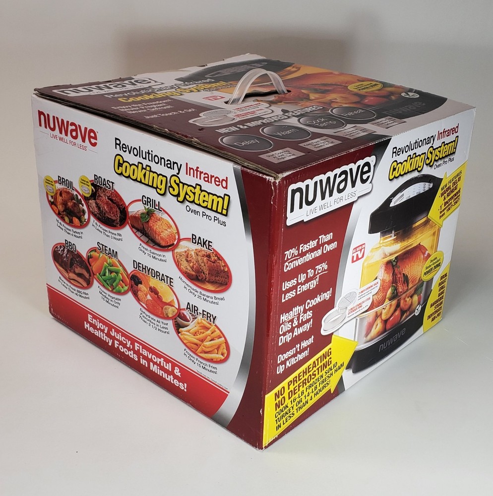 NIB Nuwave Infrared Oven Pro Plus Cooking System Convection Programmable