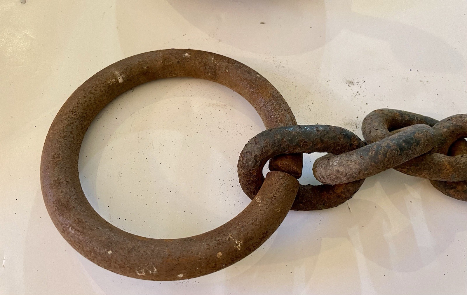 Vintage TOM TORRENS MCM Modern Cylindrical Iron Hanging Garden Bell Chime 36”