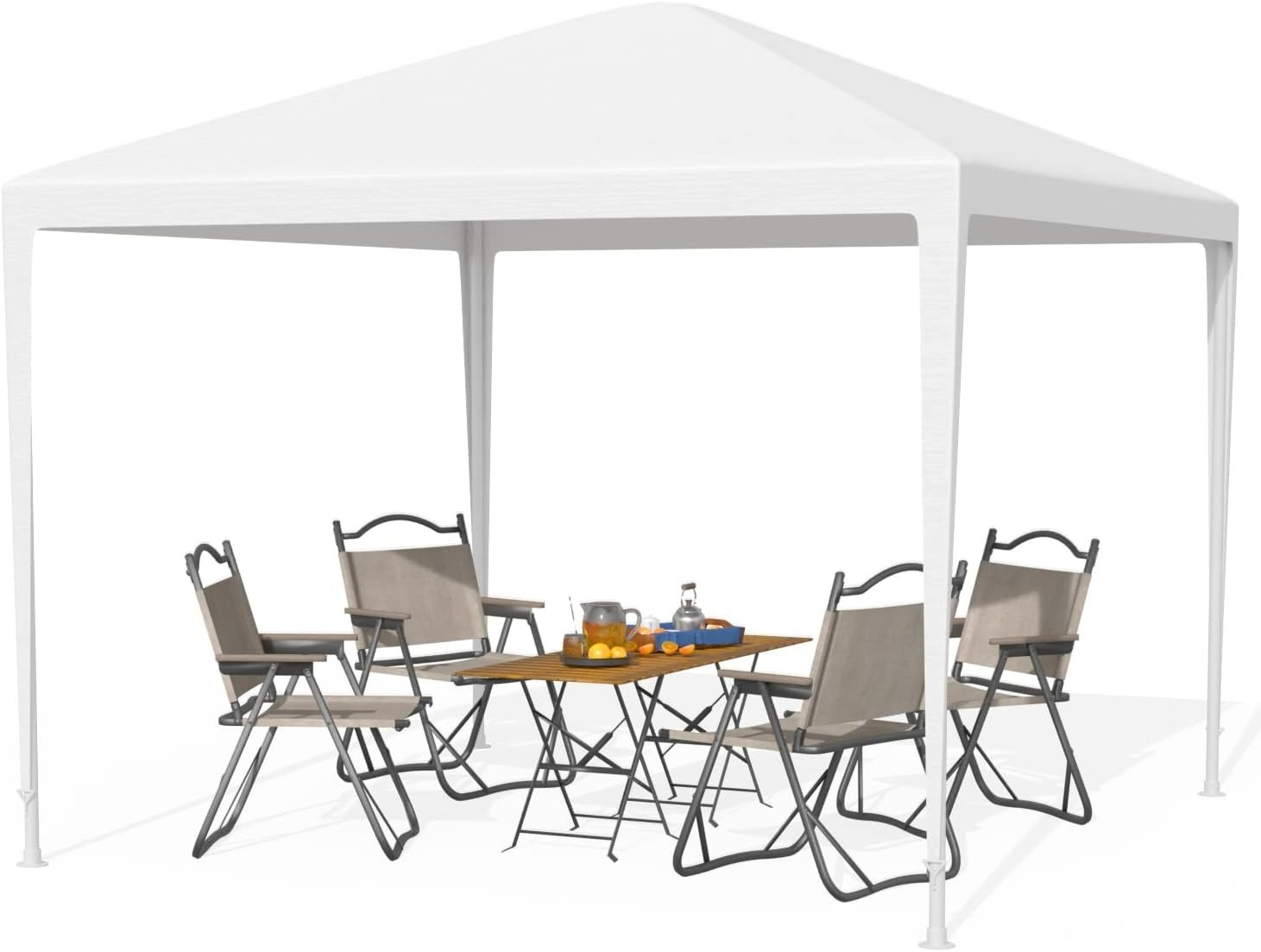 10x10 Gazebo Waterproof Outdoor Canopy Patio Party Tent