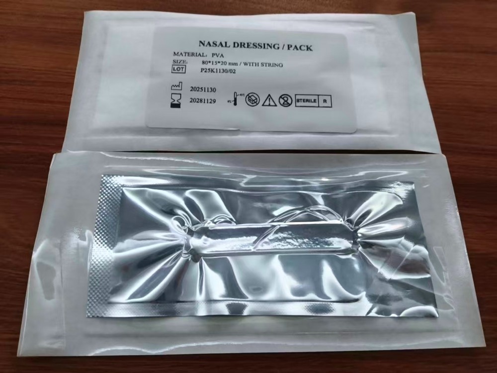 8cm  Hemostatic Dressing Nose Plug  with String Nasal Pack Kit Stop Bleeding