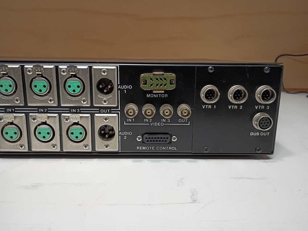Untested Videoquip BSBX100A Multi Format 3-Channel Dub Switcher AV For Broadcast