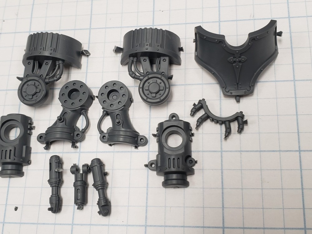 40k Imperial Knights Bits Dominus Arm Weapon Mount & Upper Arm Armor A10