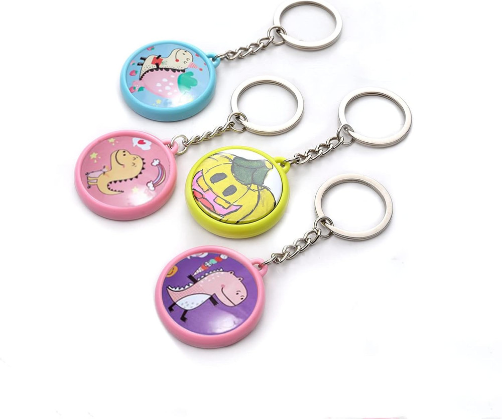 Keychain Button Making Supplies for Button Maker Machine, 50 Sets 32Mm Button Re