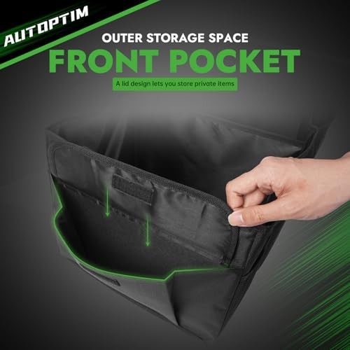 Trunk Organizer - Collapsible Car Organizer with 5 Pockets, Trunk Medium Black