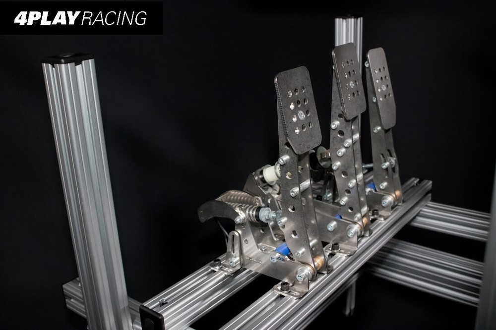 4PLAY RACING Pedal Riser Kit for Competition Platforms SILVER