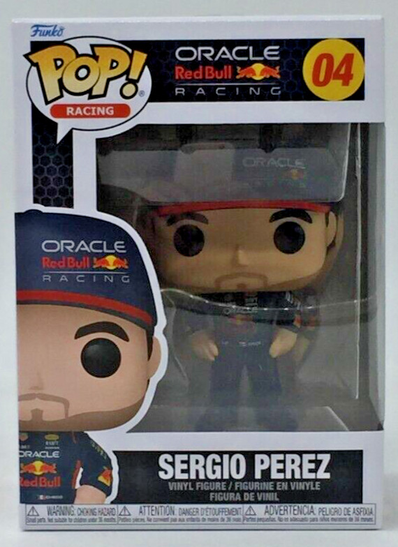 Funko Pop! Racing Sergio Perez #4 Oracle Red Bull With Pop Protector