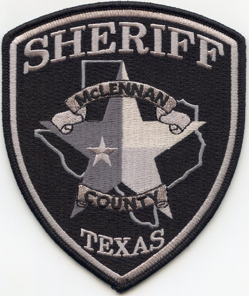 McLENNAN COUNTY TEXAS subdued SHERIFF POLICE PATCH