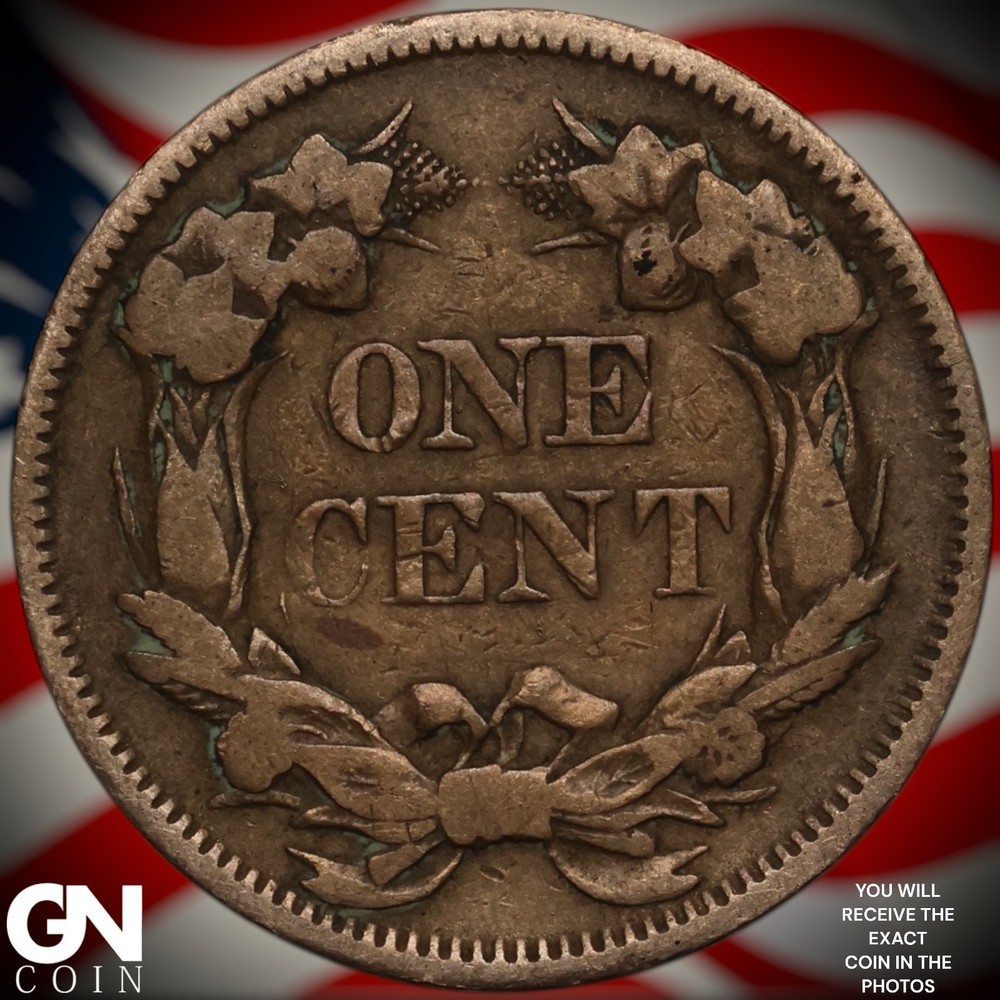 1857 Flying Eagle Cent Penny A0732