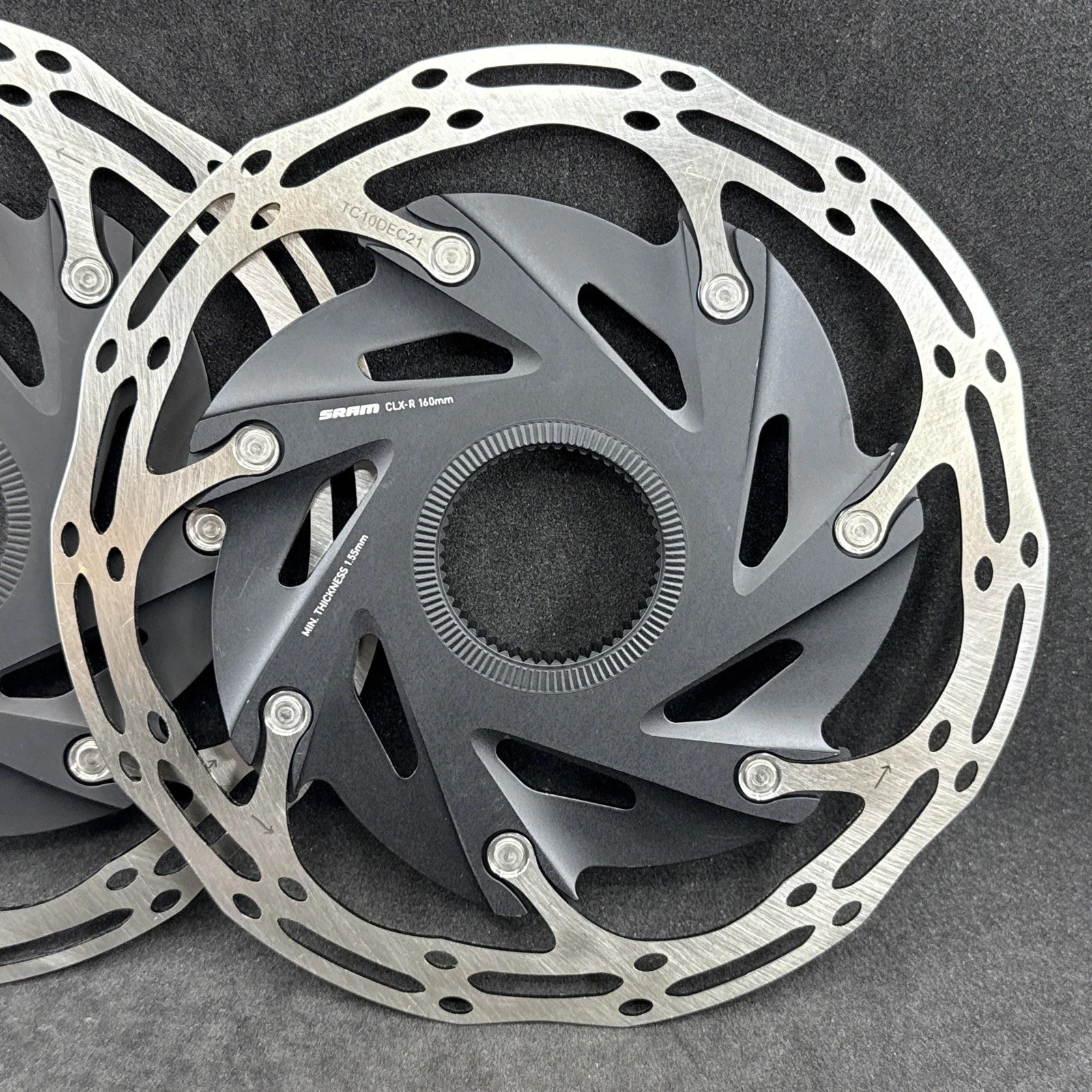 PAIR of 160mm SRAM Centerline CLX-R Center Lock Disc Brake Rotors MSRP $230!