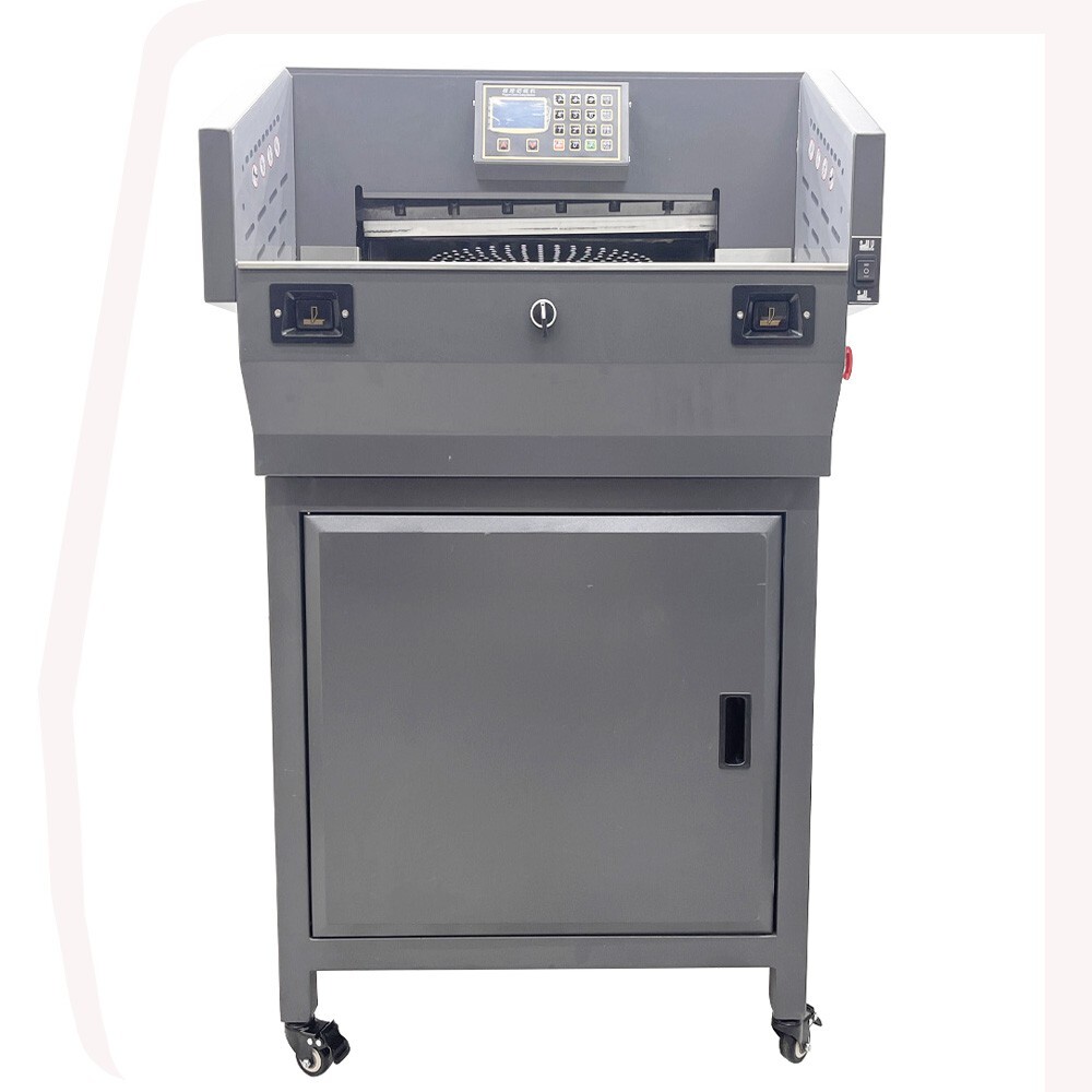 Electric Program-control Paper Cutting Machine Stand Paper Cutter 110V 19.29inch
