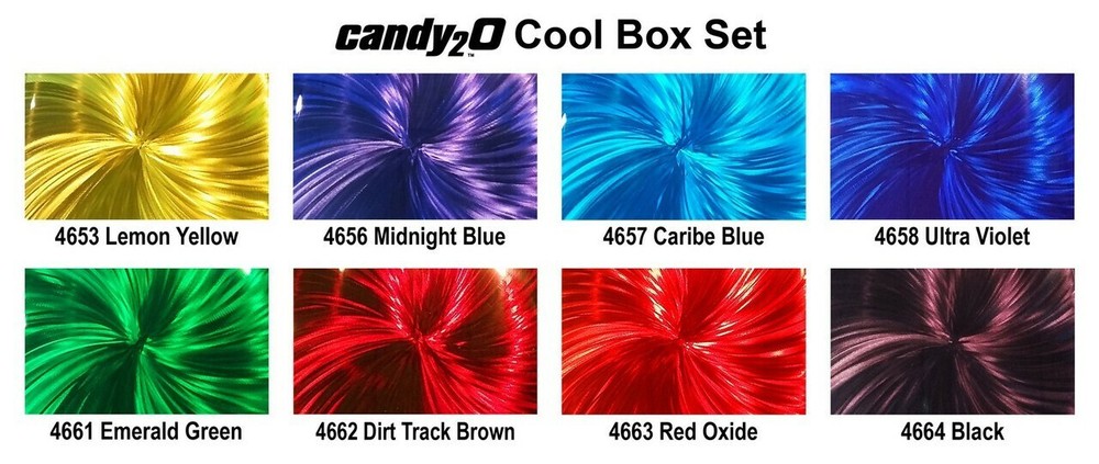 Createx Colors candy2o 2oz Box Set Cool by Createx