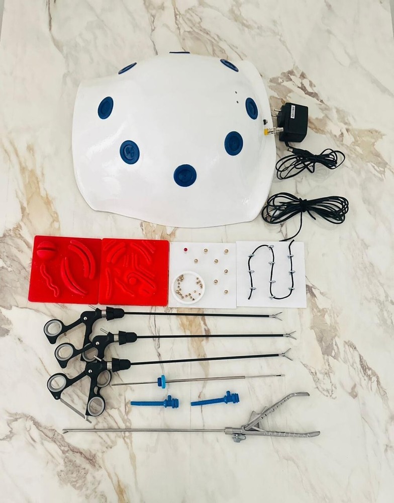 Laparoscopic Endo Trainer Simulator Training Box Camera Instruments Set