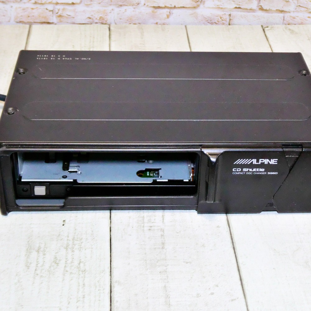 Alpine CD Shuttle Prototype Model.5960 Compact Disc Auto 6 Changer Ultra Rare!
