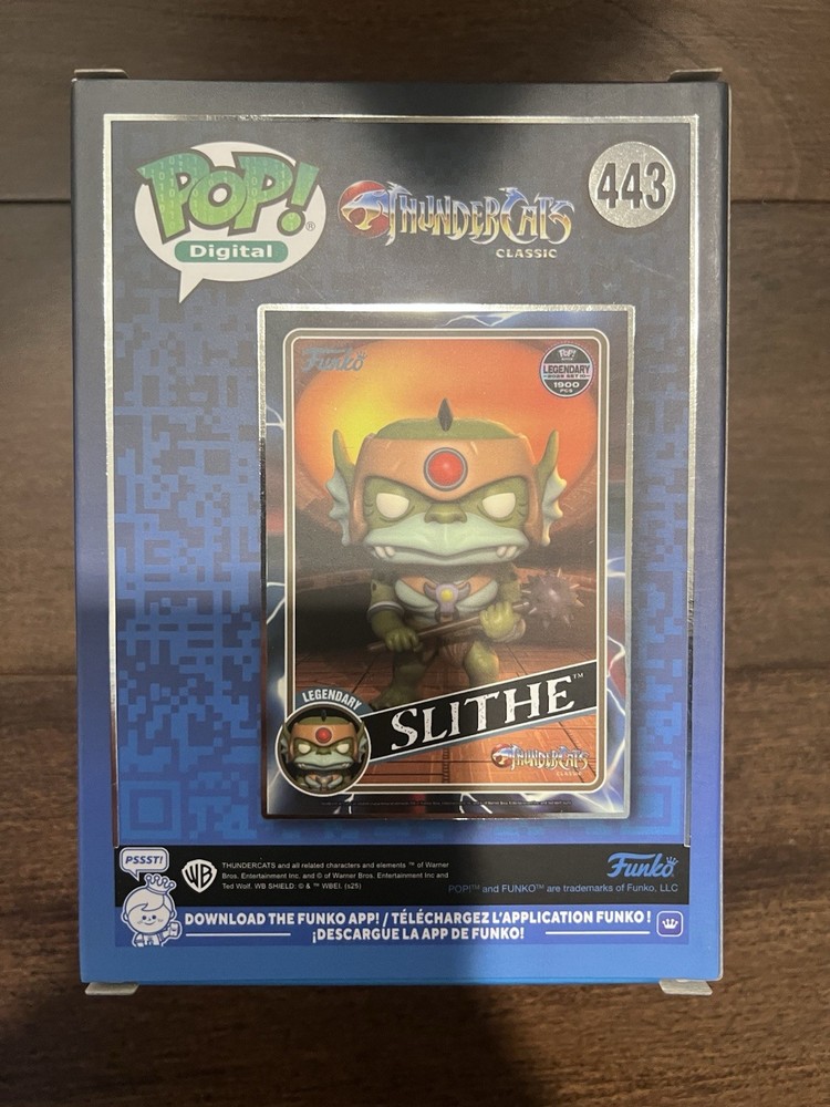 Funko Pop! Digital #443 ThunderCats Slithe Legendary LE 1603 + Protector~IN HAND