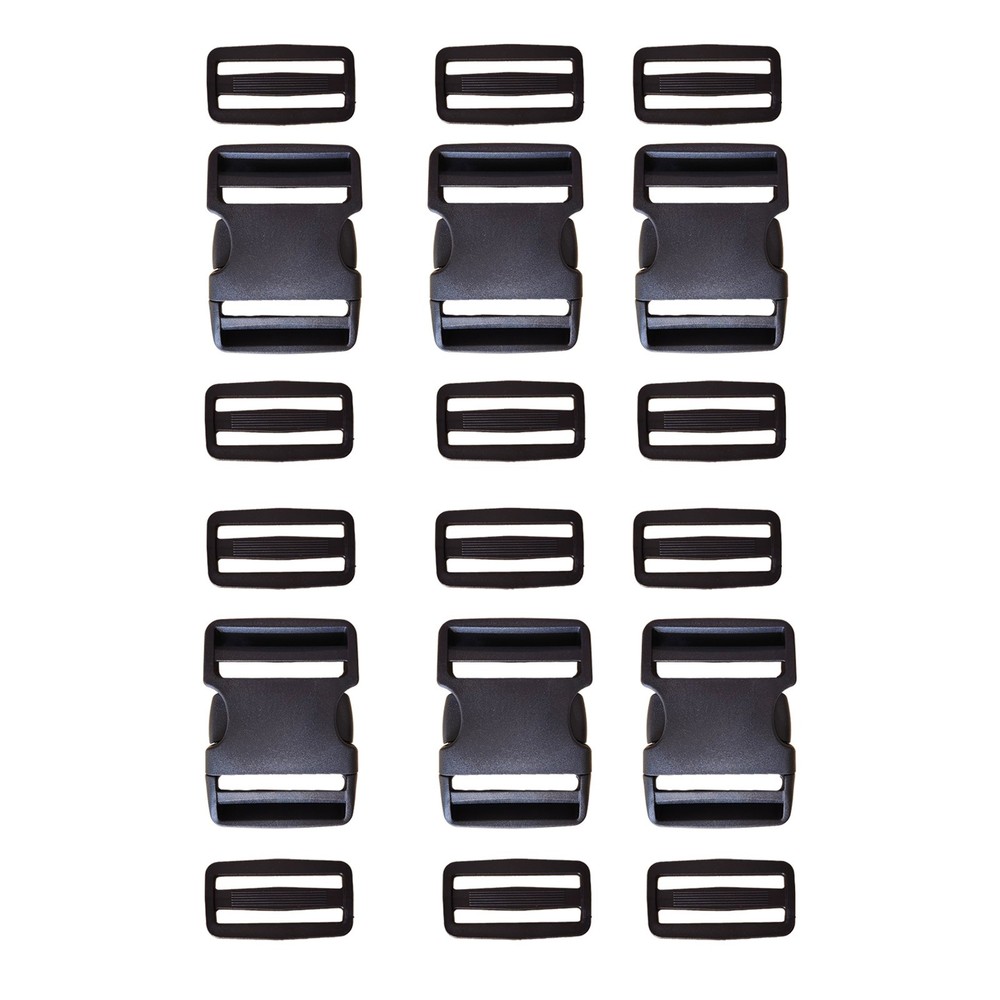 Buckle 6Pcs Quick Side Release Buckle for 2 Inch Webbing Straps