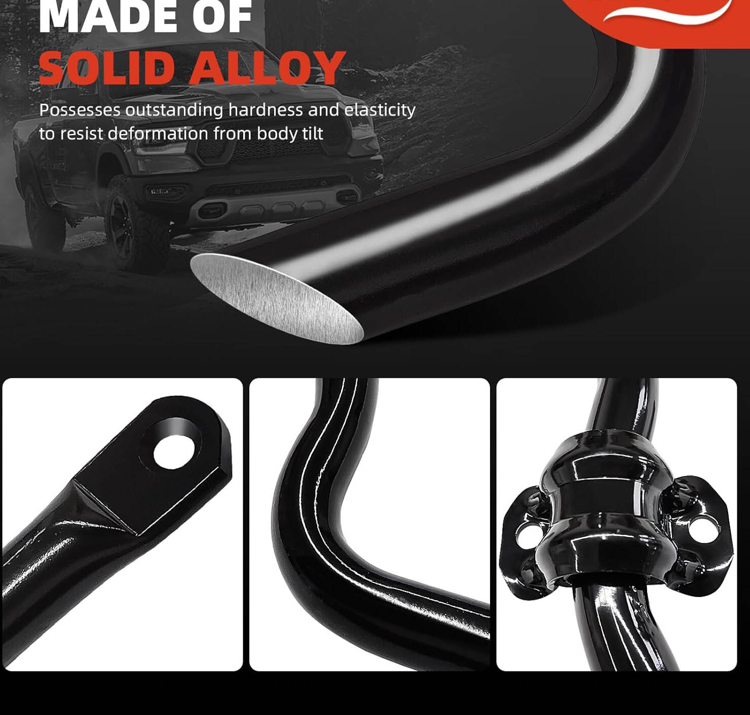 Stabilizer Sway Bar Front For 2011 2012 2013 2014 2015 2016 2017 2018 Ram 1500