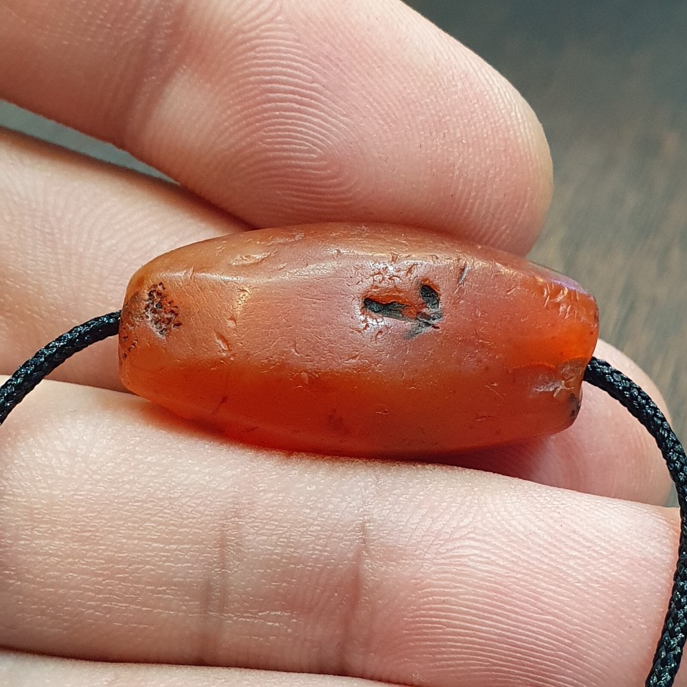 Ancient Antique Carnelian Middle eastern African AGATE Bead