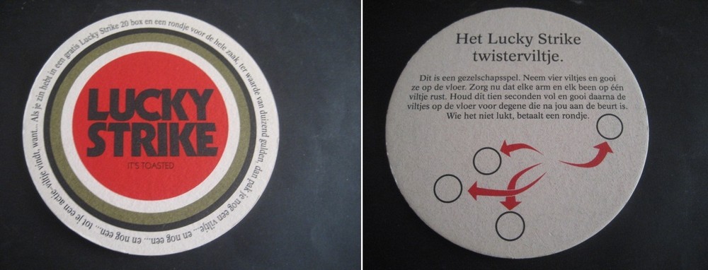 Lucky Strike Coasters No. 2